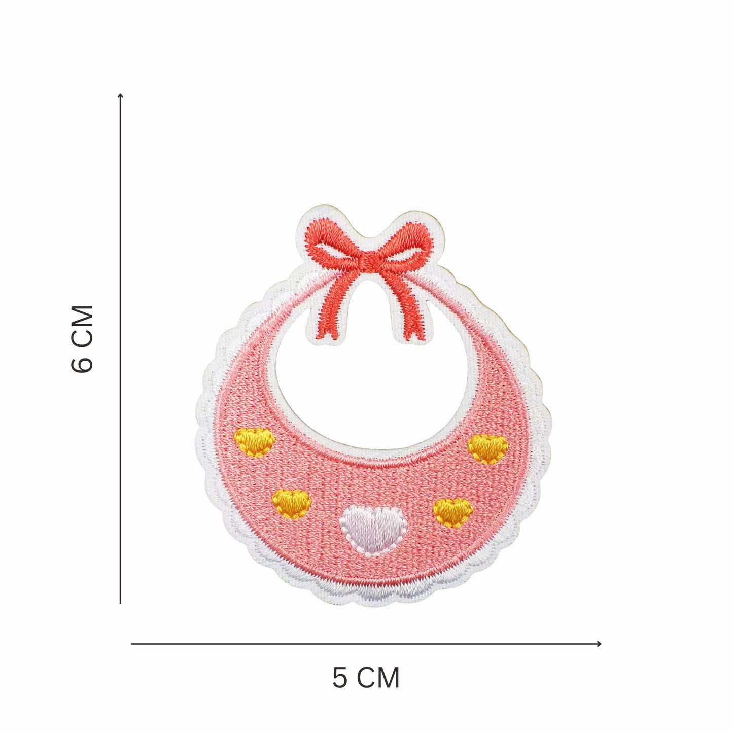 Nursery Dreams Embroidered Iron On Patch Set - Pastel Pink