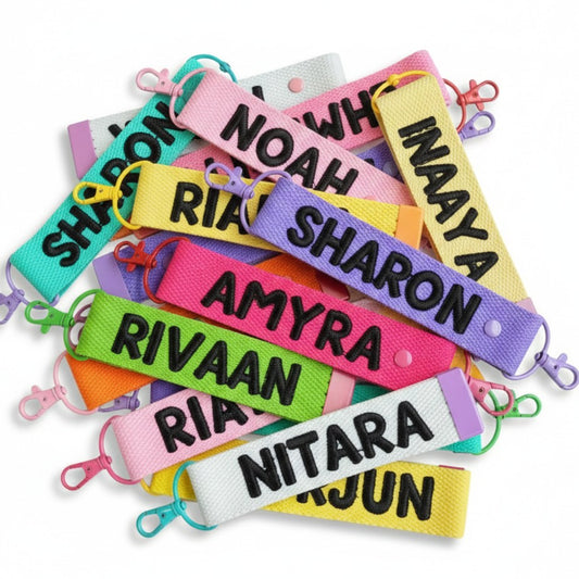 Personalized Tag Keychain with Custom Name for Bags, Luggage and Accessories