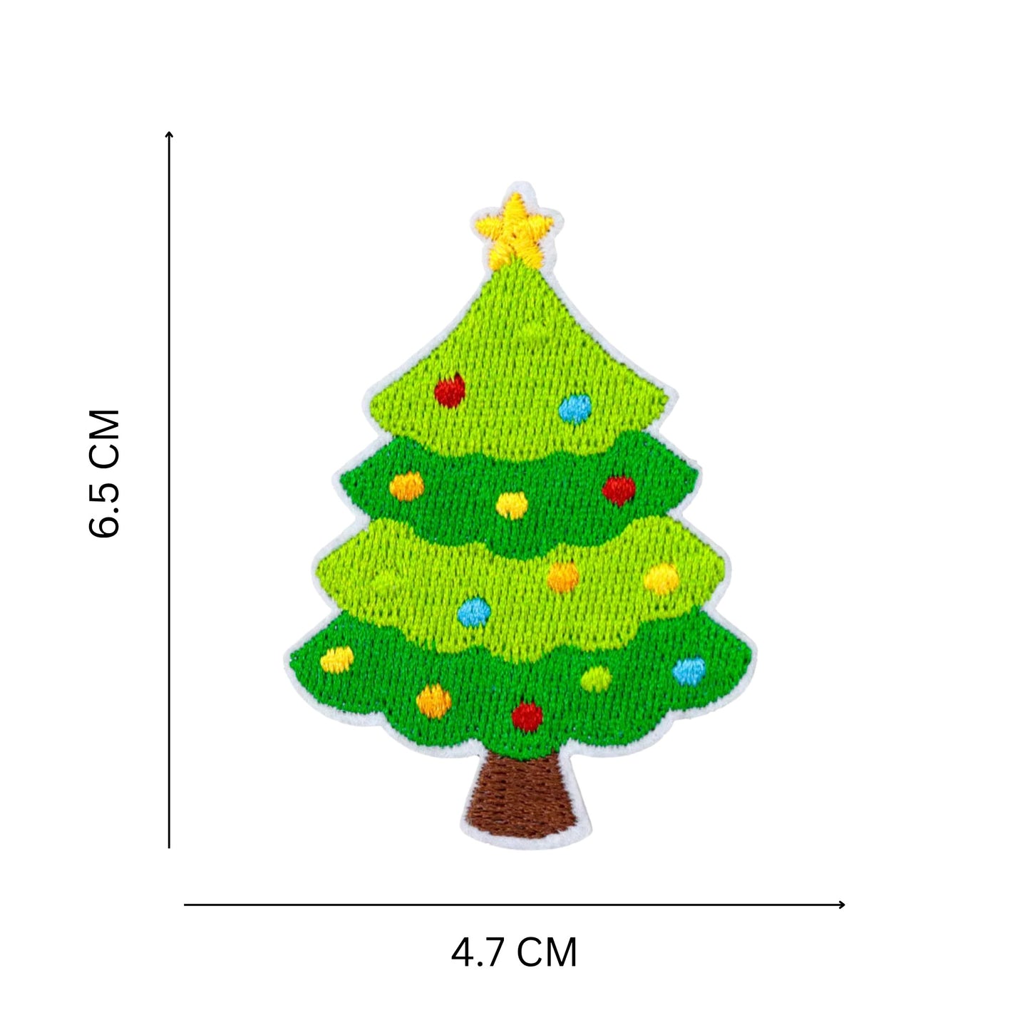 Christmas Iron-On Patch Set – Festive Embroidered Collection for Crafts & Holiday Décor