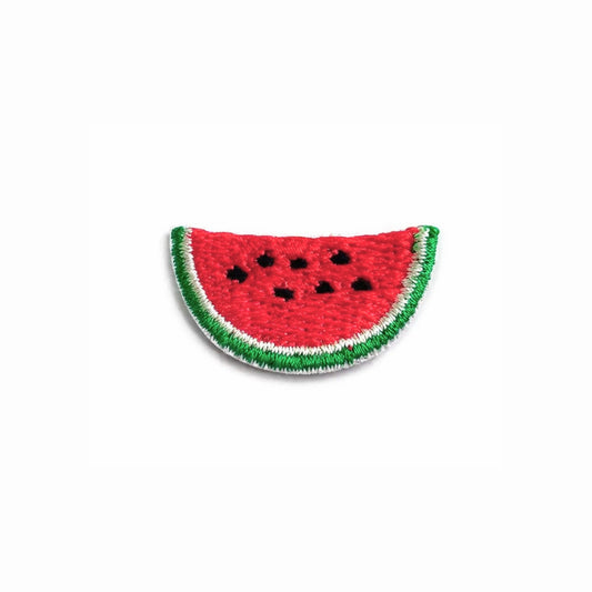 Mini Classic Watermelon Embroidered Iron-On Patch