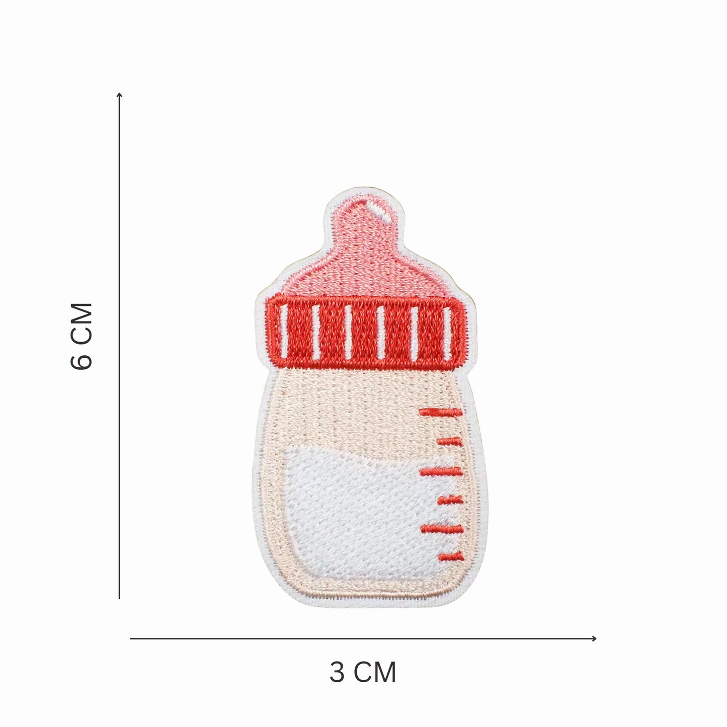 Nursery Dreams Embroidered Iron On Patch Set - Pastel Pink