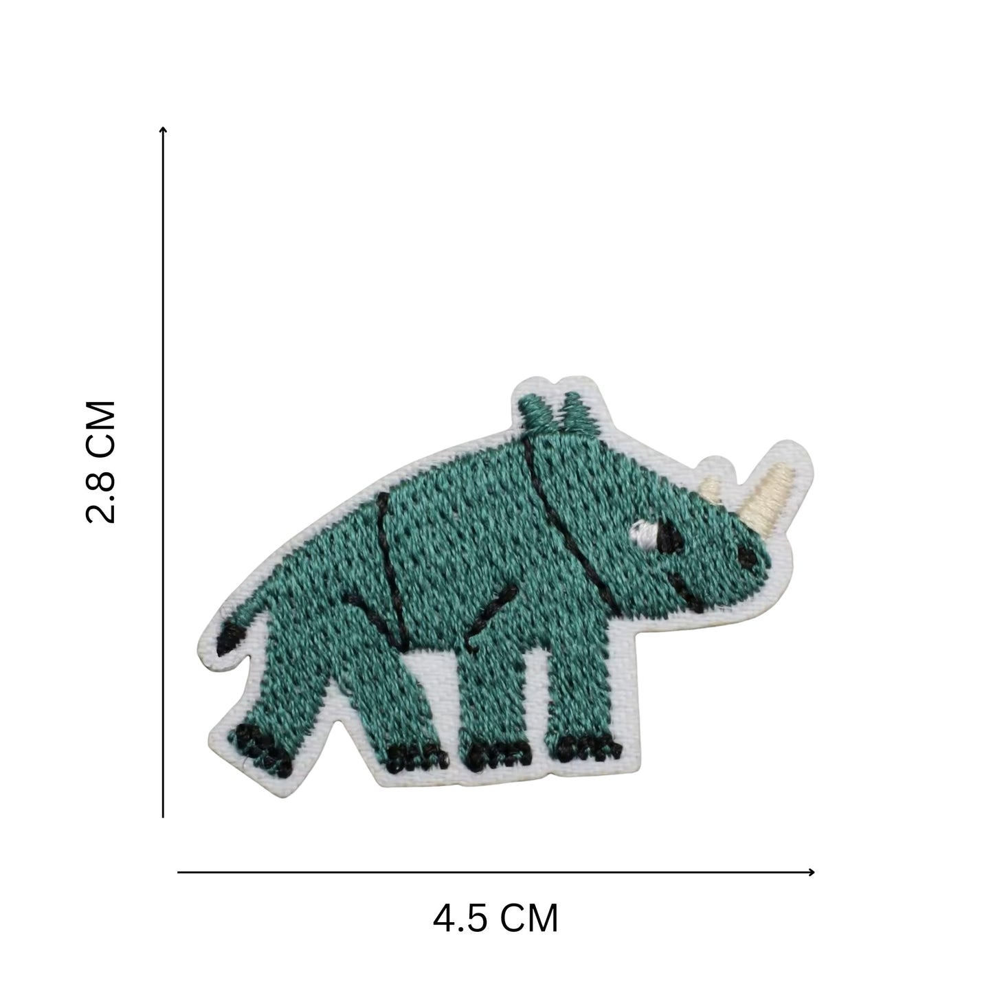 Jungle Adventure Iron On Patch Set for Kids – 26 Embroidered Animal and Nature Patches