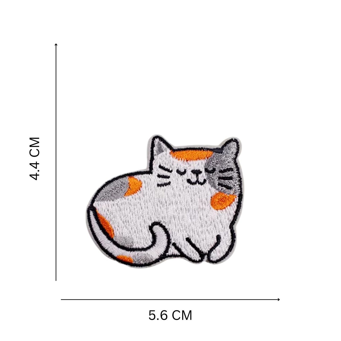 Kawaii Cat Embroidered Iron-On Patches – Cute Cartoon Designs for Jackets, Bags & DIY Crafts