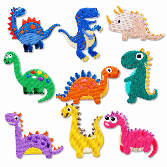 Dinosaur Self-Adhesive Embroidered Patches