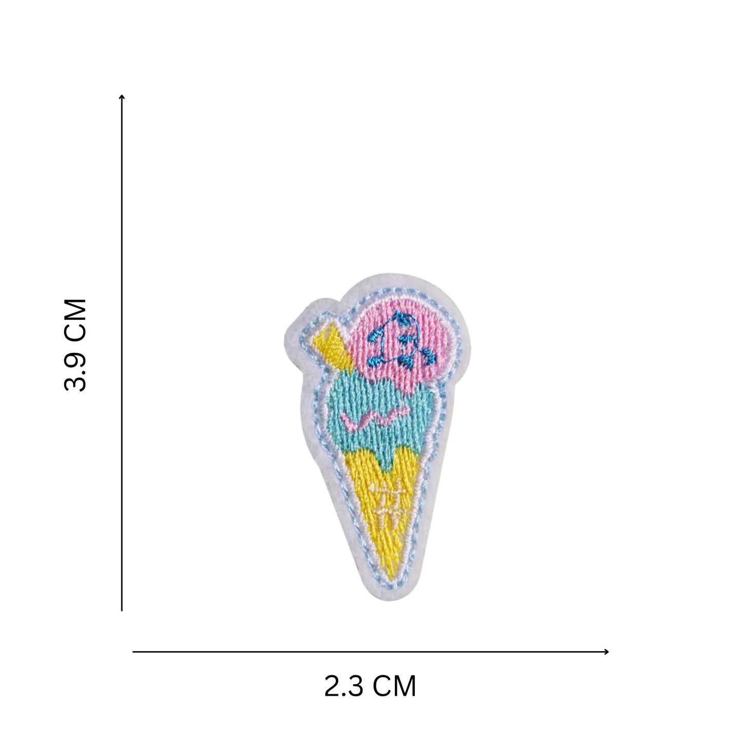 Mini Embroidered Self-Adhesive Patches – Cute Summer & Beach Designs