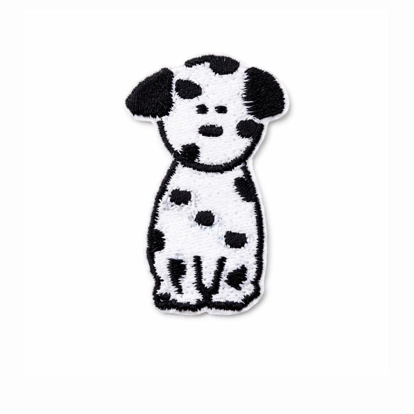 Cute Puppy Oreo Embroidered Iron-On Patch