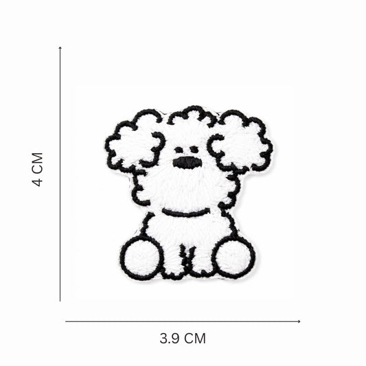 Cute Puppy Cloud Embroidered Iron-On Patch