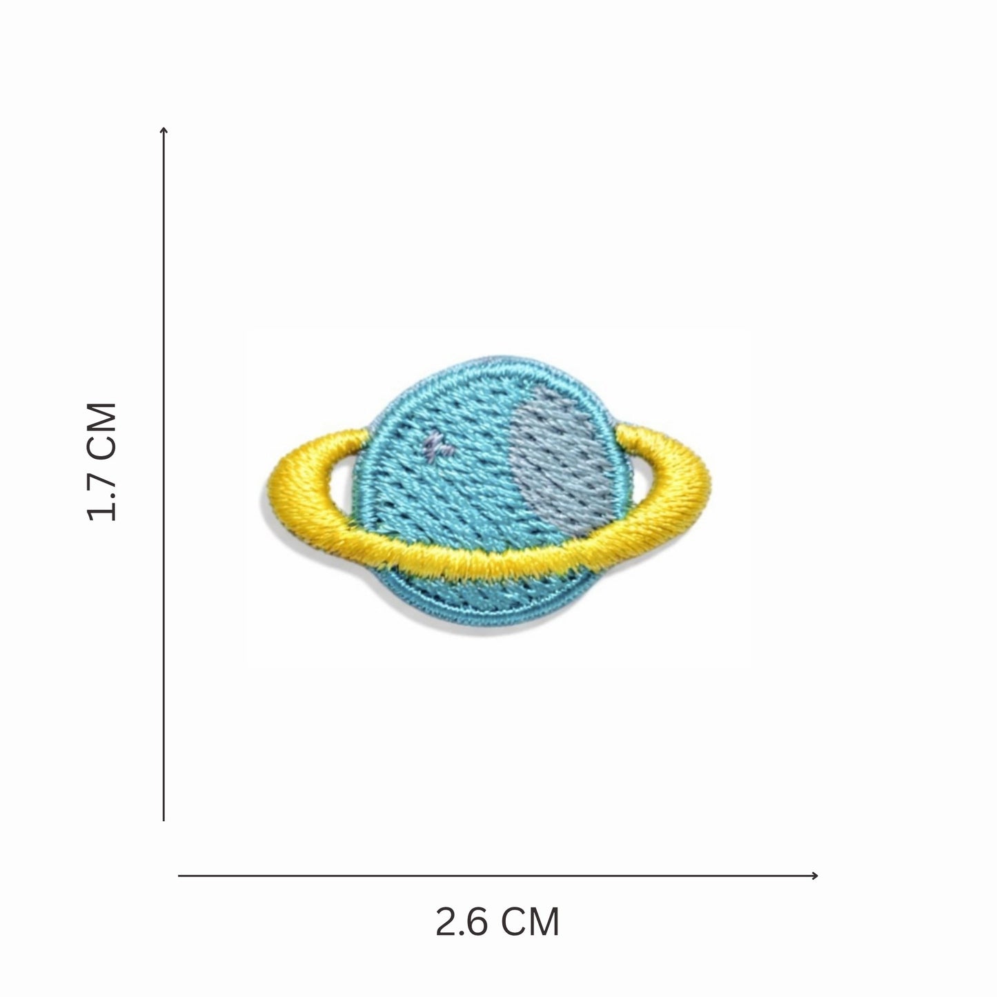 Mini Space Explorer Embroidered Iron-On Patch Set of 5