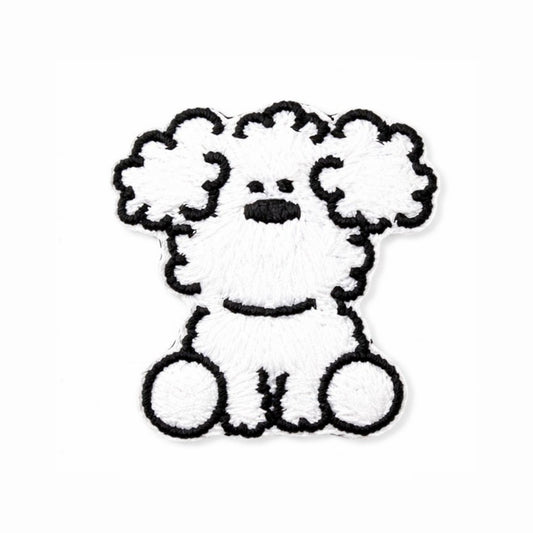 Cute Puppy Cloud Embroidered Iron-On Patch