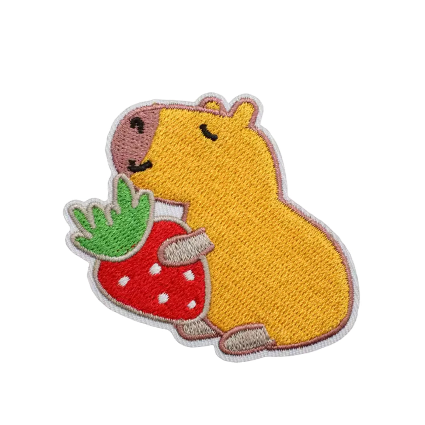 Capybara Iron On Embroidery Patch for Clothing and Accessories