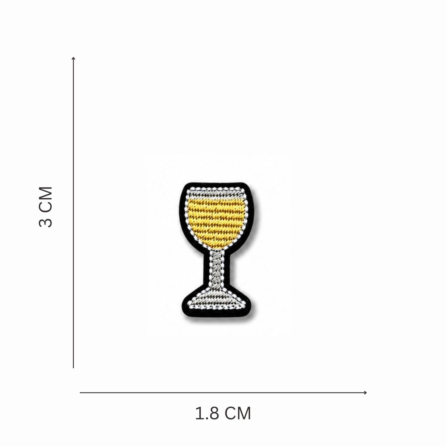 Cheers Collection Embroidered Mini Iron On Patch Set of 3