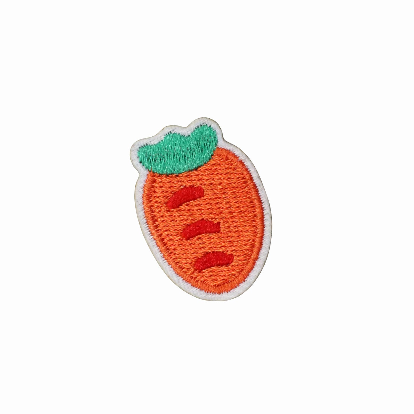 Mini Carrot Embroidered Iron On Patch