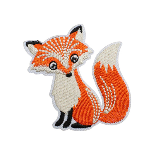 Fox Cartoon Iron On Patch for Jackets, Backpacks and DIY Crafts