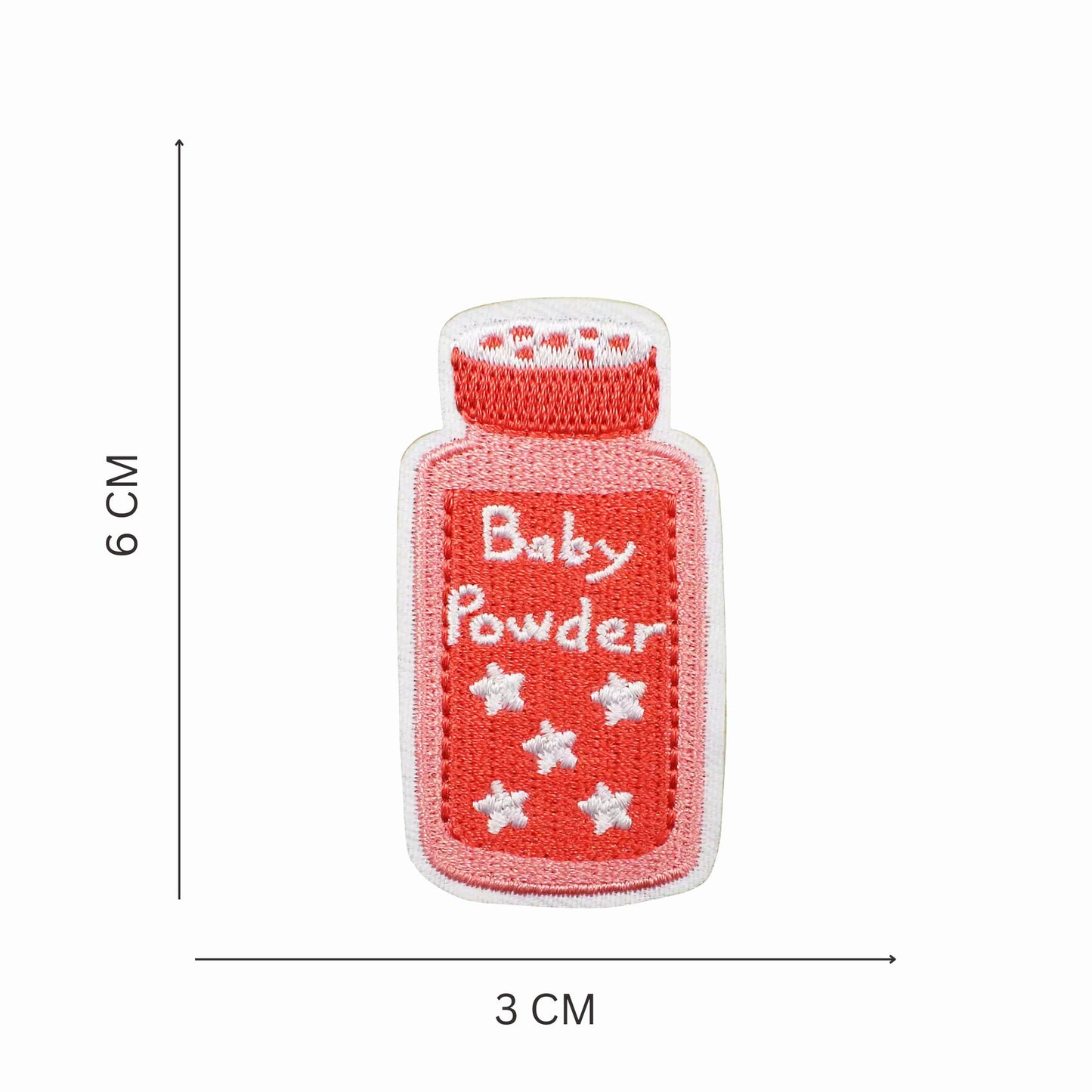Nursery Dreams Embroidered Iron On Patch Set - Pastel Pink