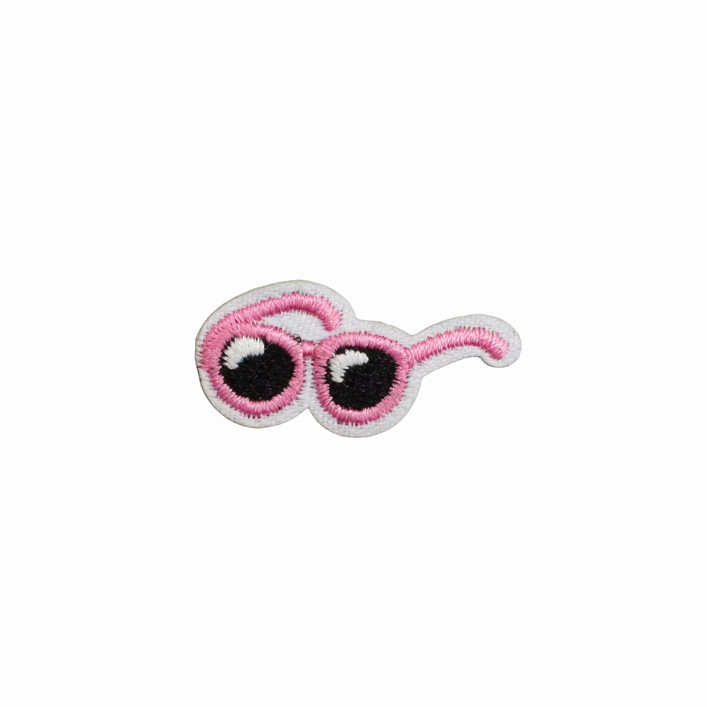 Mini Pink Sunglasses Embroidered Iron On Patch