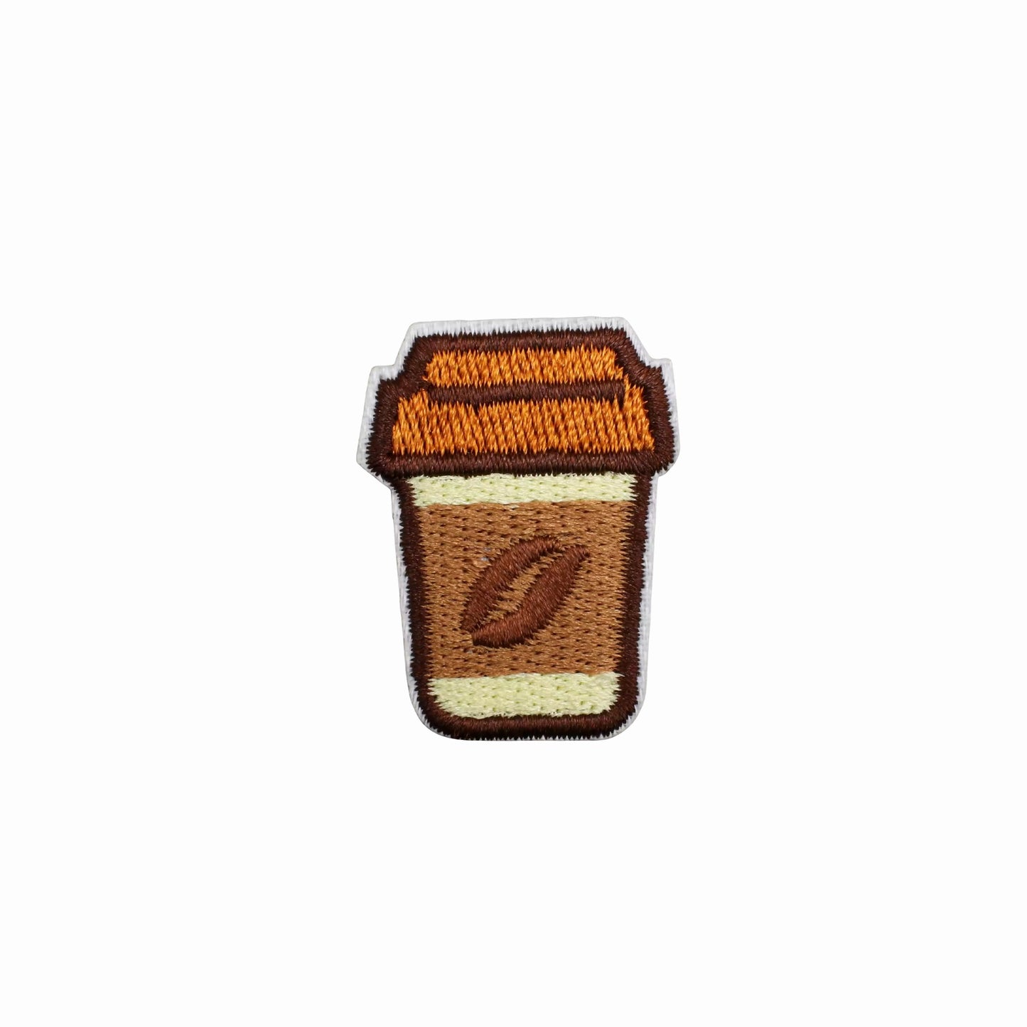 Mini Coffee Cup Embroidered Iron On Patch