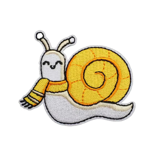 Cute Snail Iron On Embroidery Patch for Clothing and Accessories