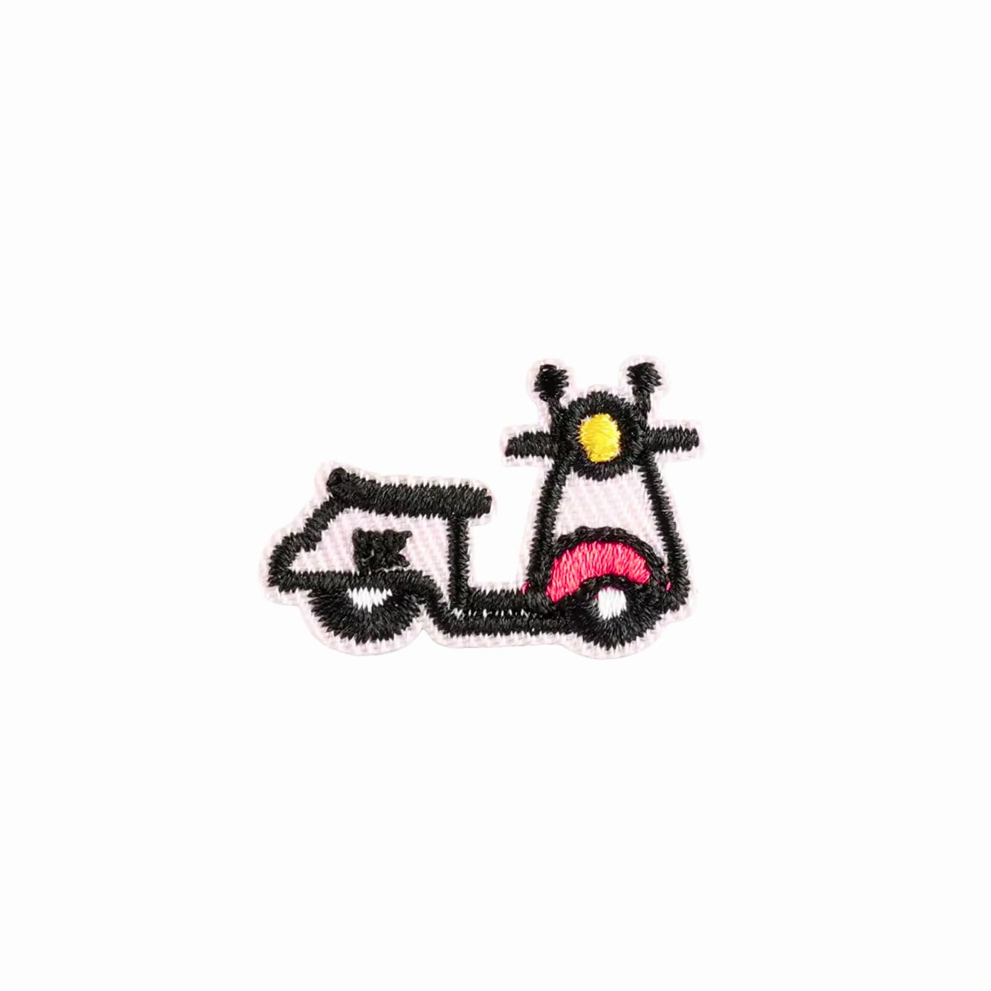 Mini Retro Scooter Embroidered Iron On Patch