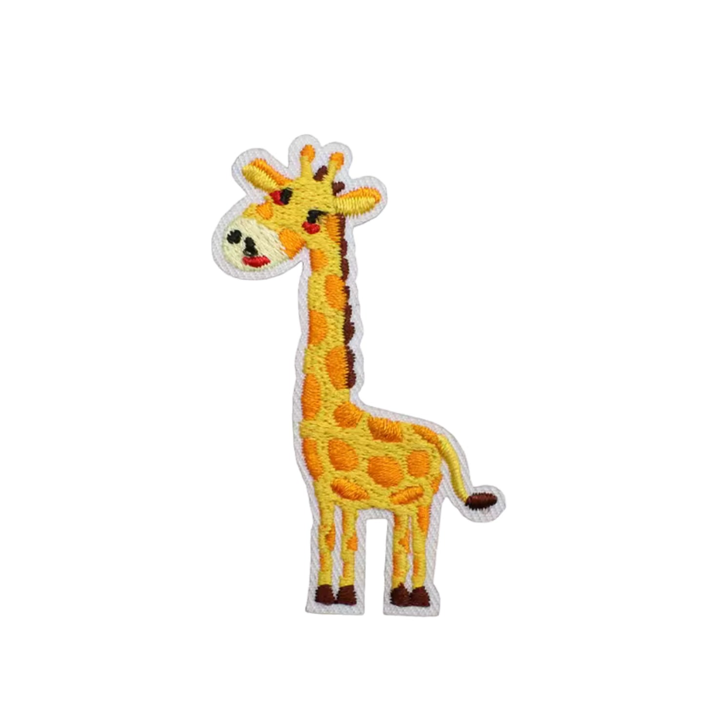 Cute Giraffe Iron On Embroidered Patch