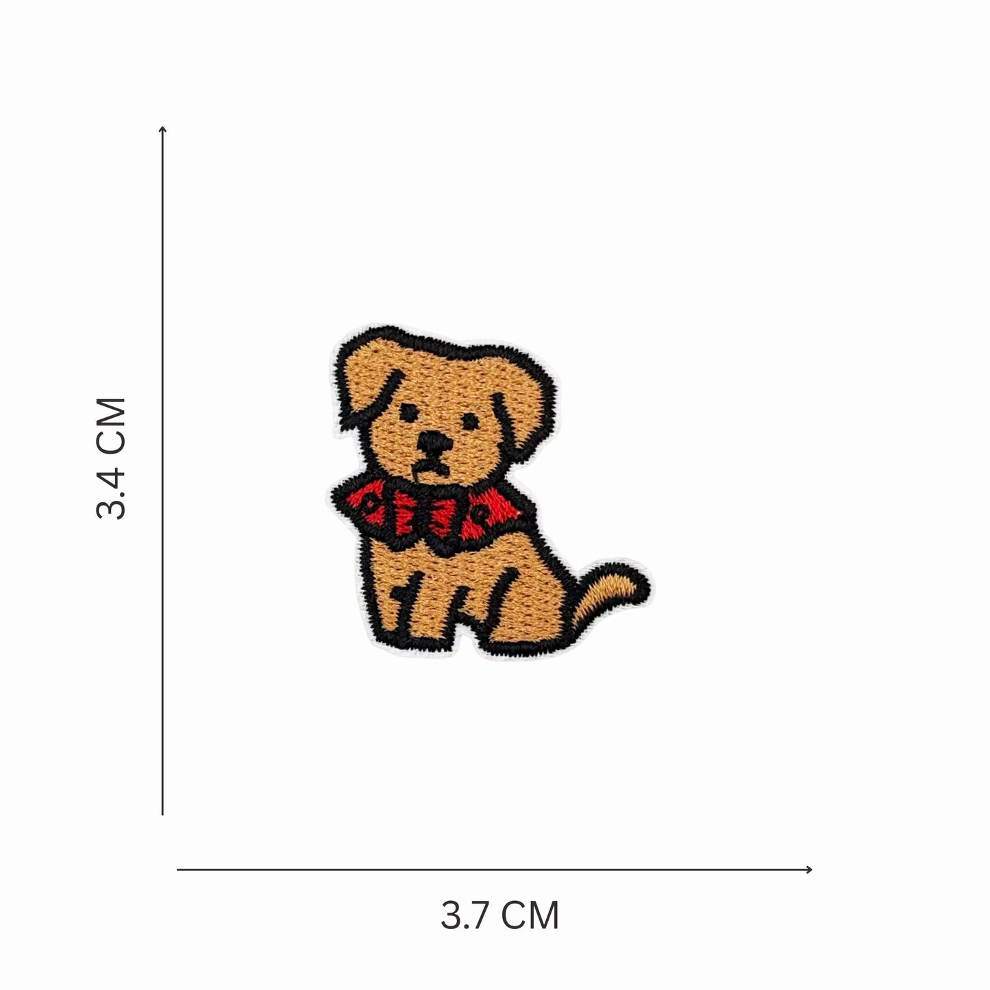 Mini Puppy Embroidered Iron On Patch