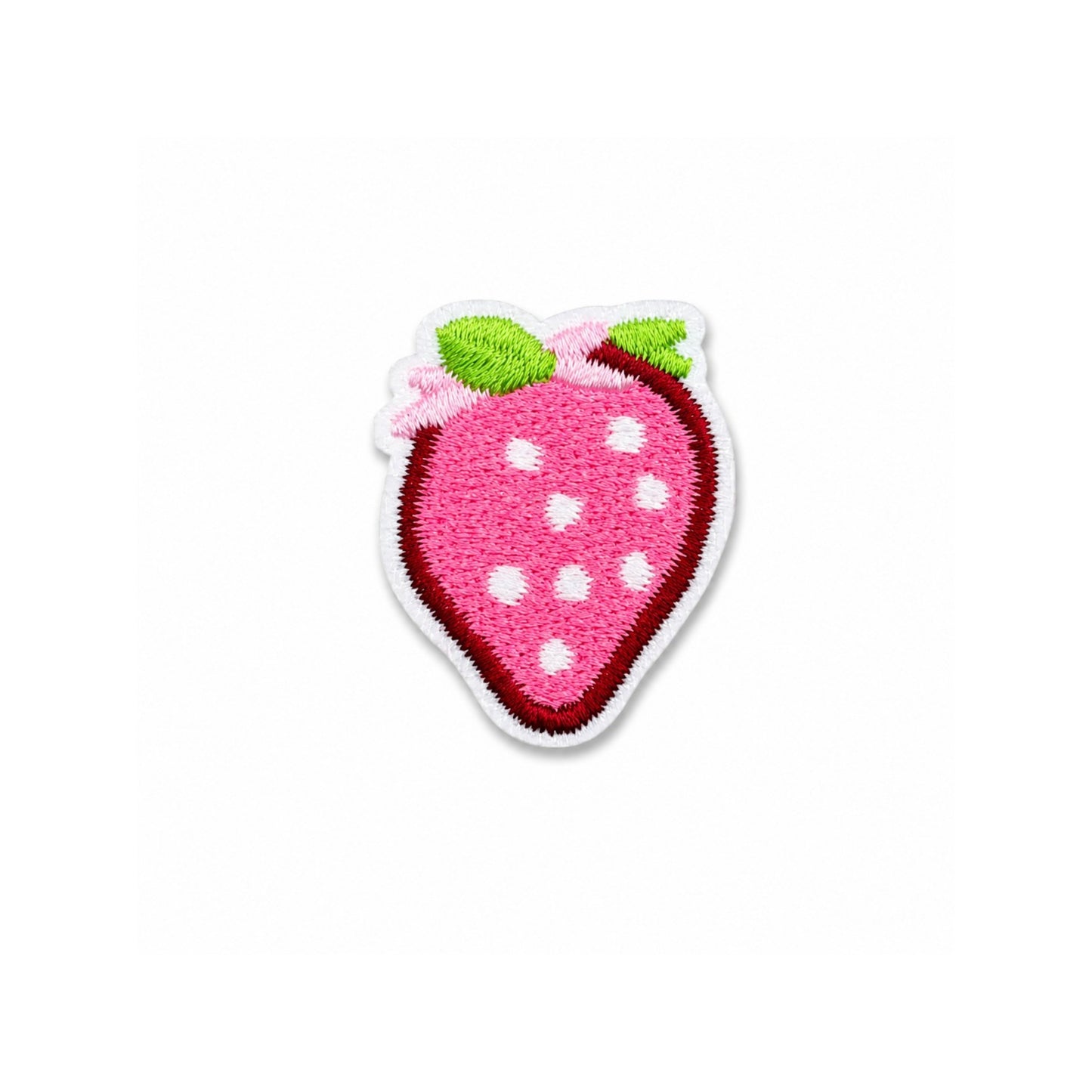 Mini Strawberry Embroidered Iron On Patch
