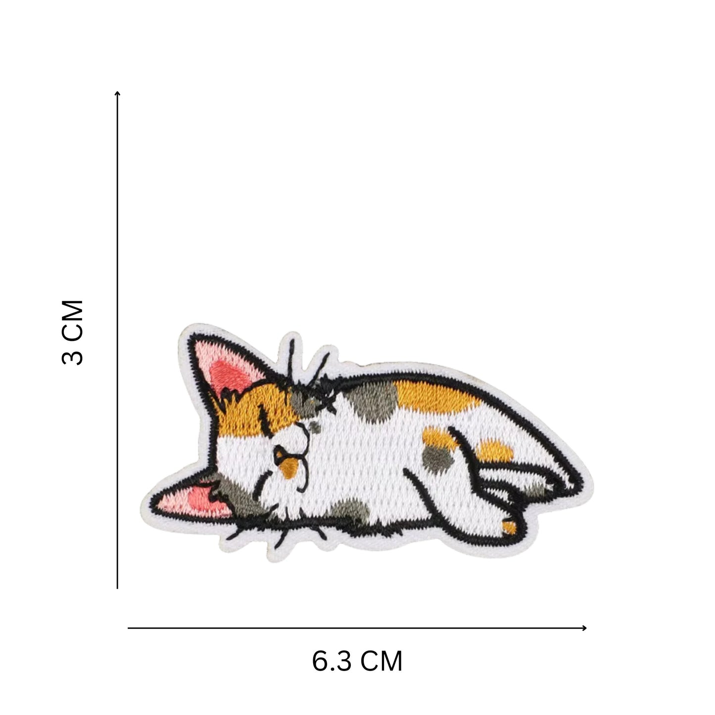 Kawaii Cat Embroidered Iron-On Patches – Cute Cartoon Designs for Jackets, Bags & DIY Crafts