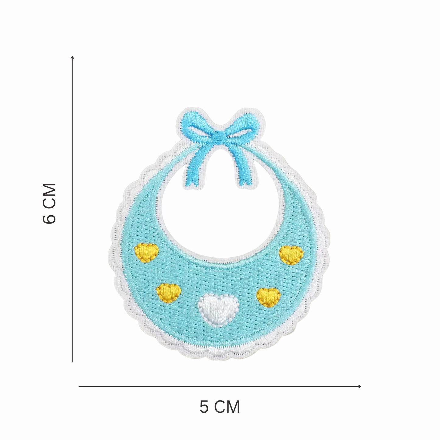 Nursery Dreams Embroidered Iron On Patch Set - Pastel Blue
