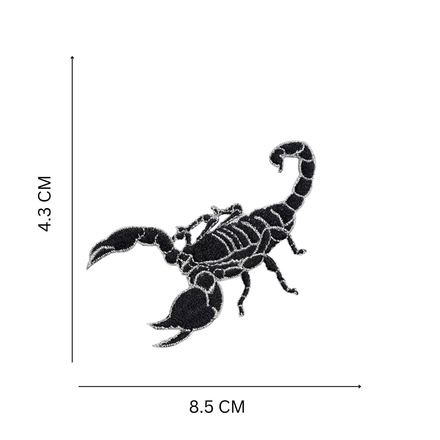 Iron-On & Self-Stick - Lifelike Scorpion & Spider Patch