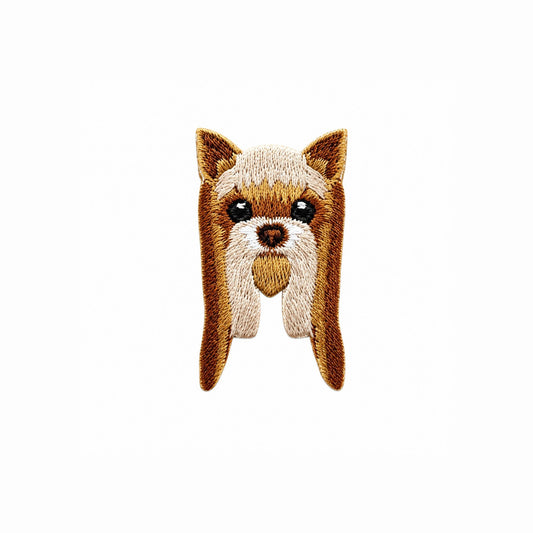 Yorkshire Terrier Embroidered Iron On Patch