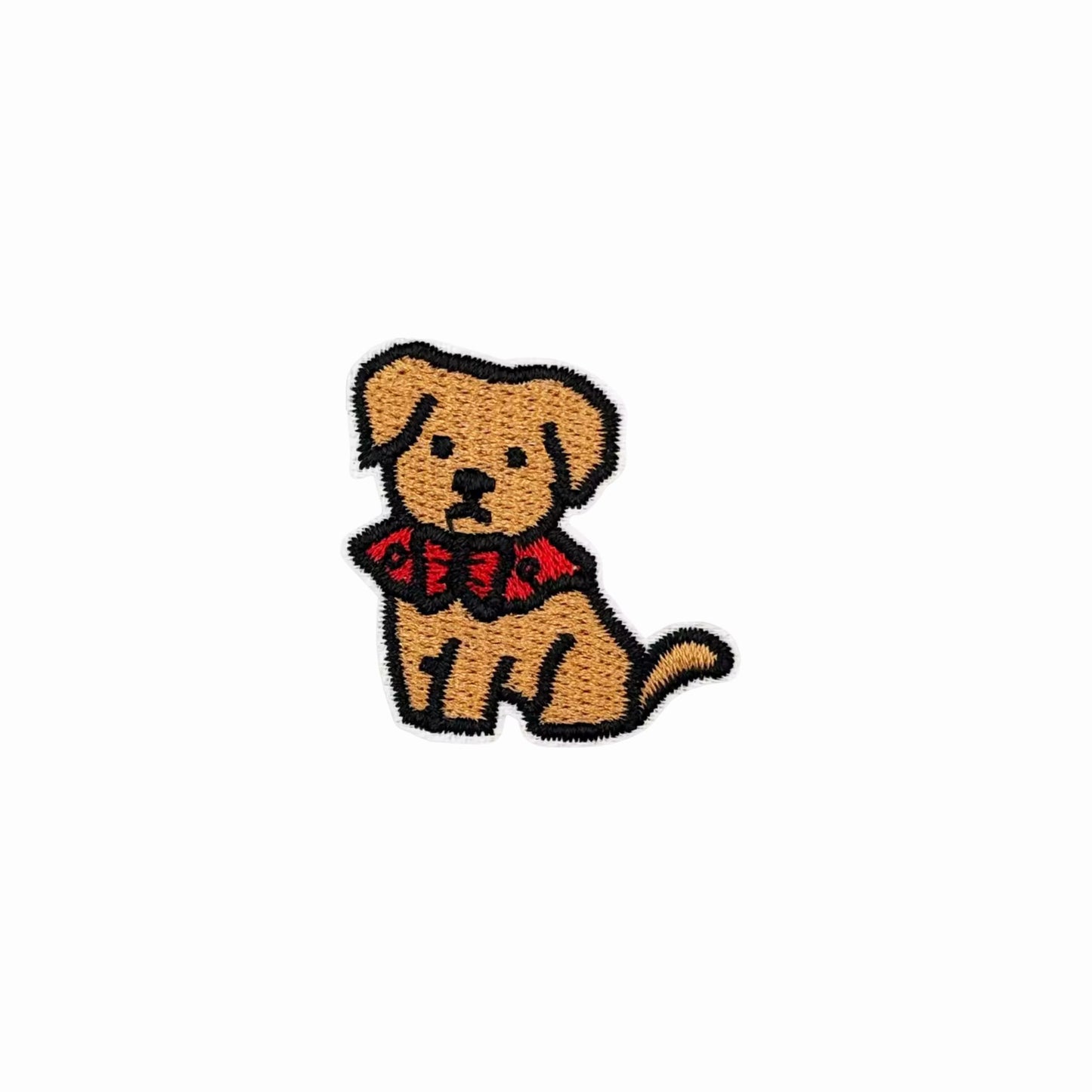 Mini Puppy Embroidered Iron On Patch