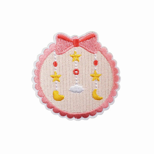 Dreamy Moon & Stars Embroidered Iron On Patch