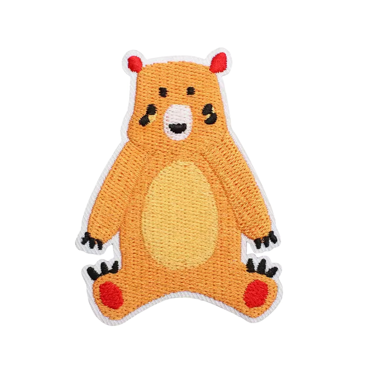 Cute Bear Iron On Embroidered Patch for Kids Clothes and Accessories