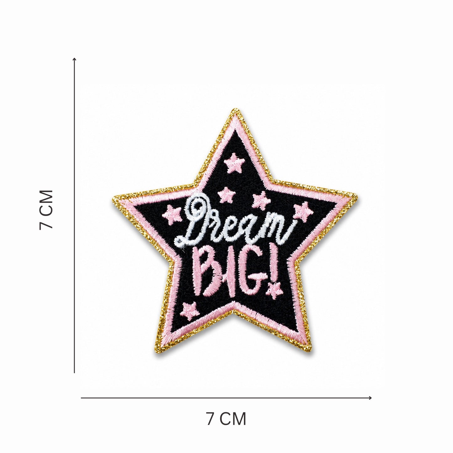 Dream Big Graduation Iron On Patch Set - Pink