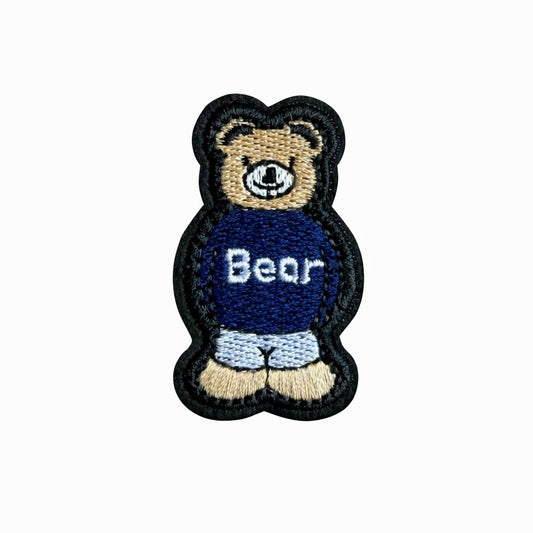 Bear Embroidered Iron On Patch
