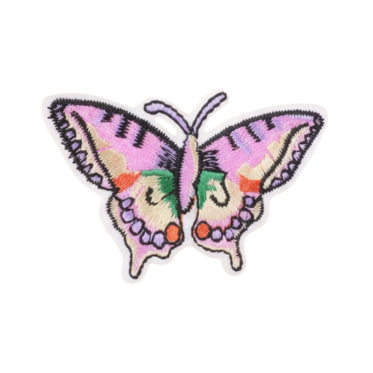 Butterfly Embroidered Iron On Patch for DIY Fashion and Craft Projects