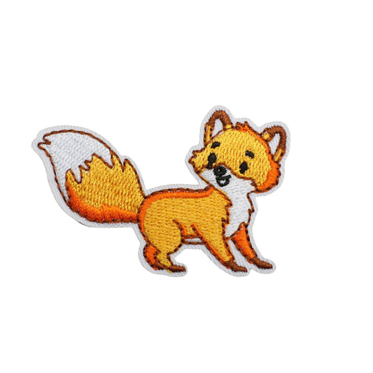 Fox Embroidered Iron On Patch for Clothing and Accessories