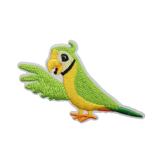 Parrot Embroidered Iron On Patch for Jackets, Backpacks and DIY Crafts