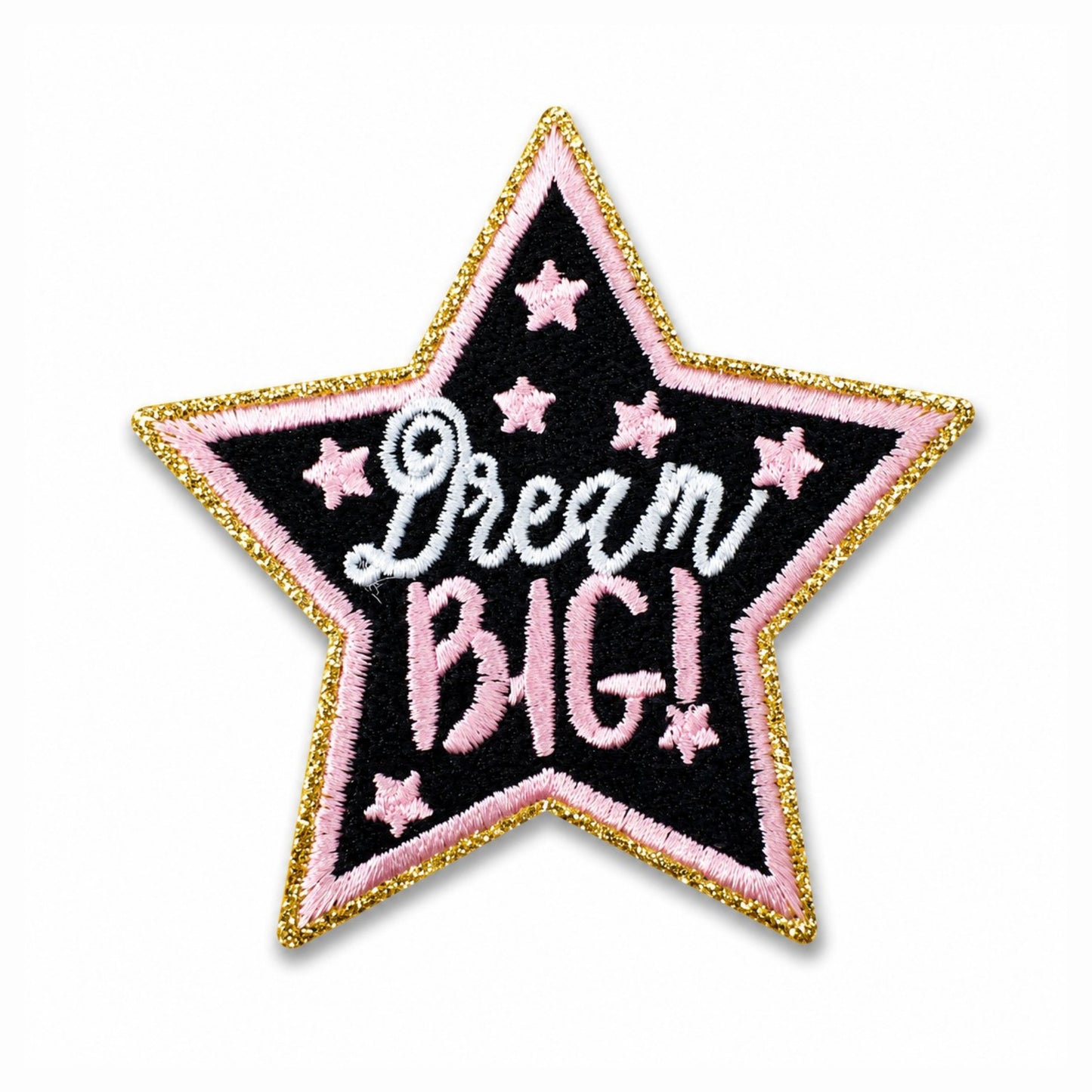 Dream Big Graduation Iron On Patch Set - Pink