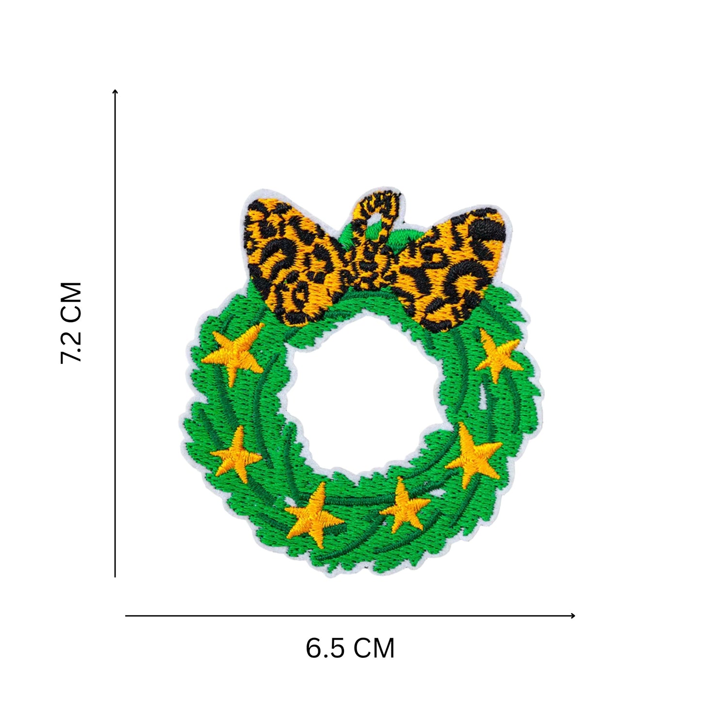 Christmas Iron-On Patch Set – Festive Embroidered Collection for Crafts & Holiday Décor