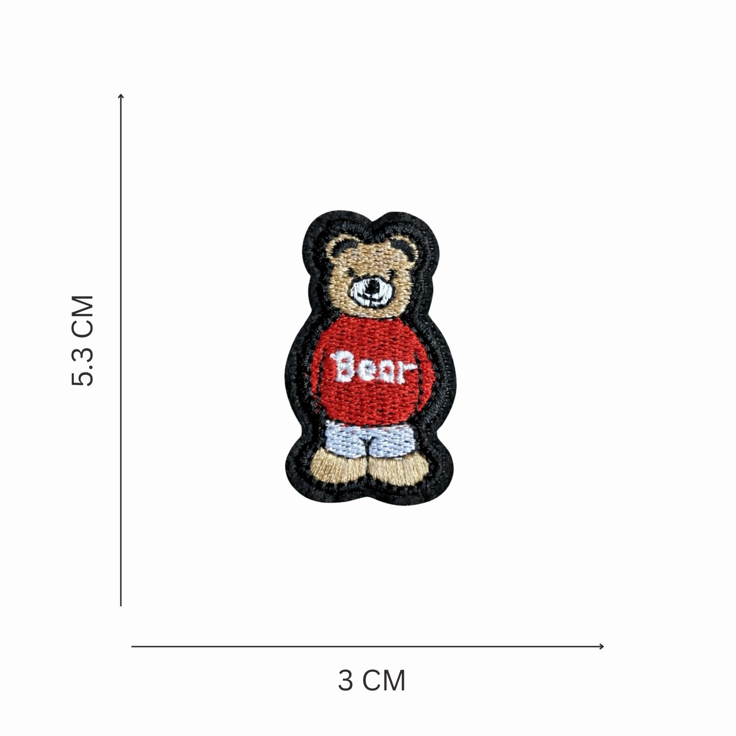 Bear Embroidered Iron On Patch