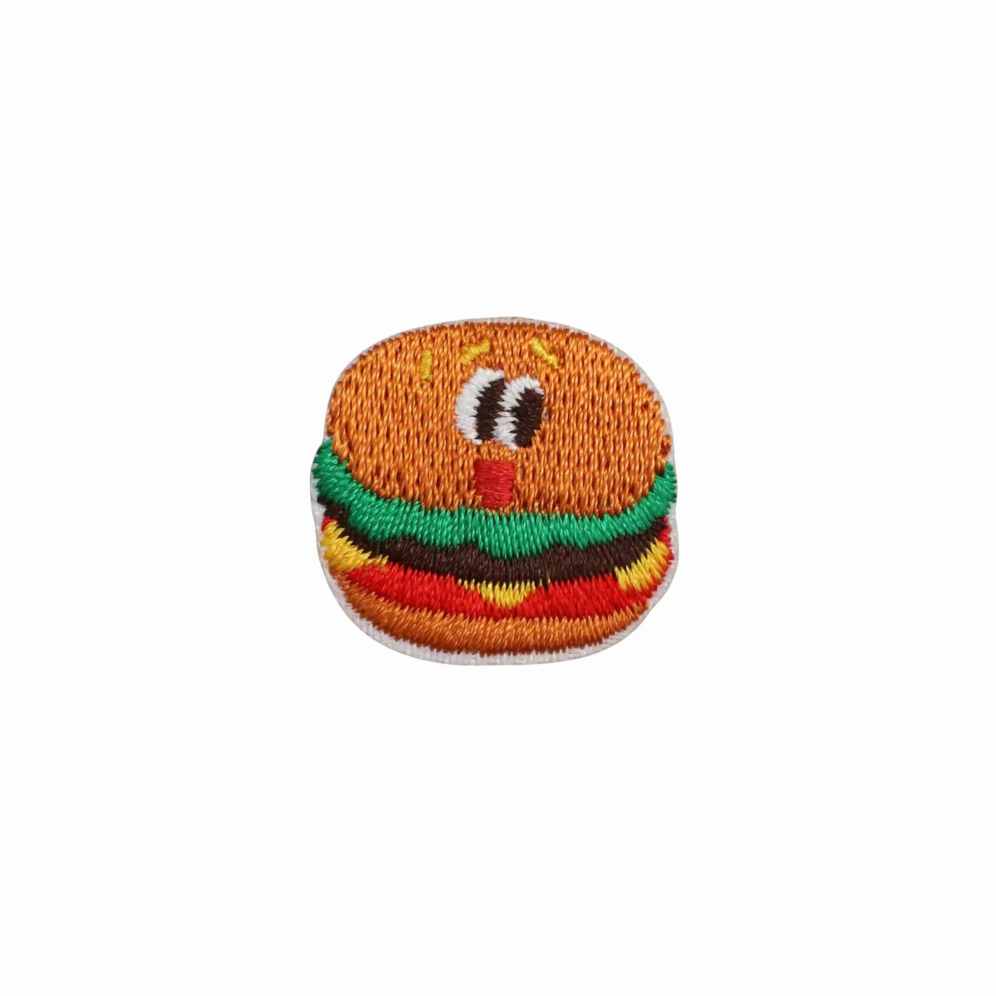 Mini Cute Burger Embroidered Iron On Patch