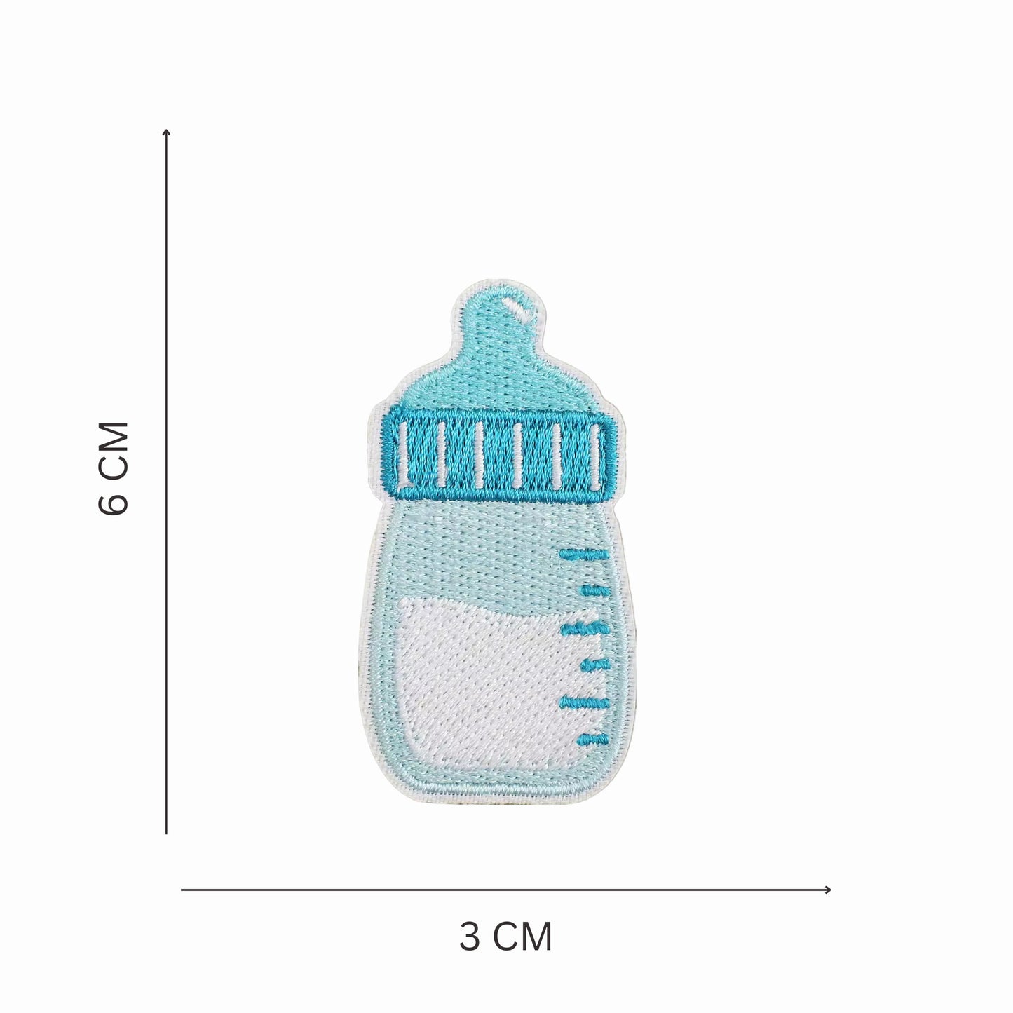 Nursery Dreams Embroidered Iron On Patch Set - Pastel Blue