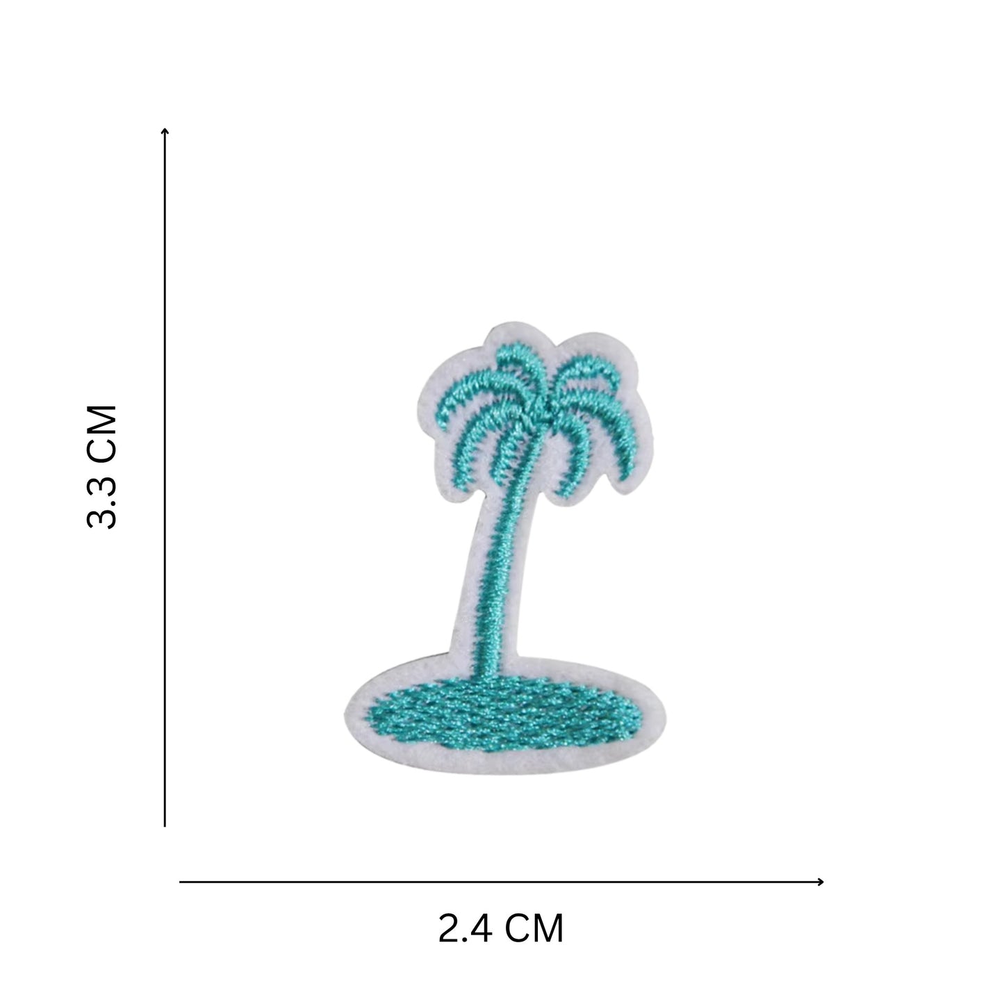 Mini Embroidered Self-Adhesive Patches – Cute Summer & Beach Designs
