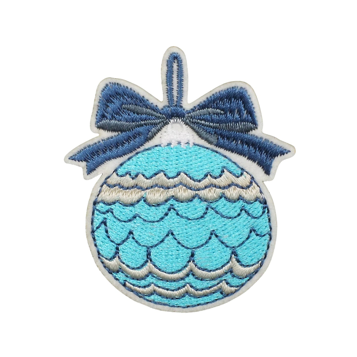 Christmas Ornament Embroidered Iron On Patch