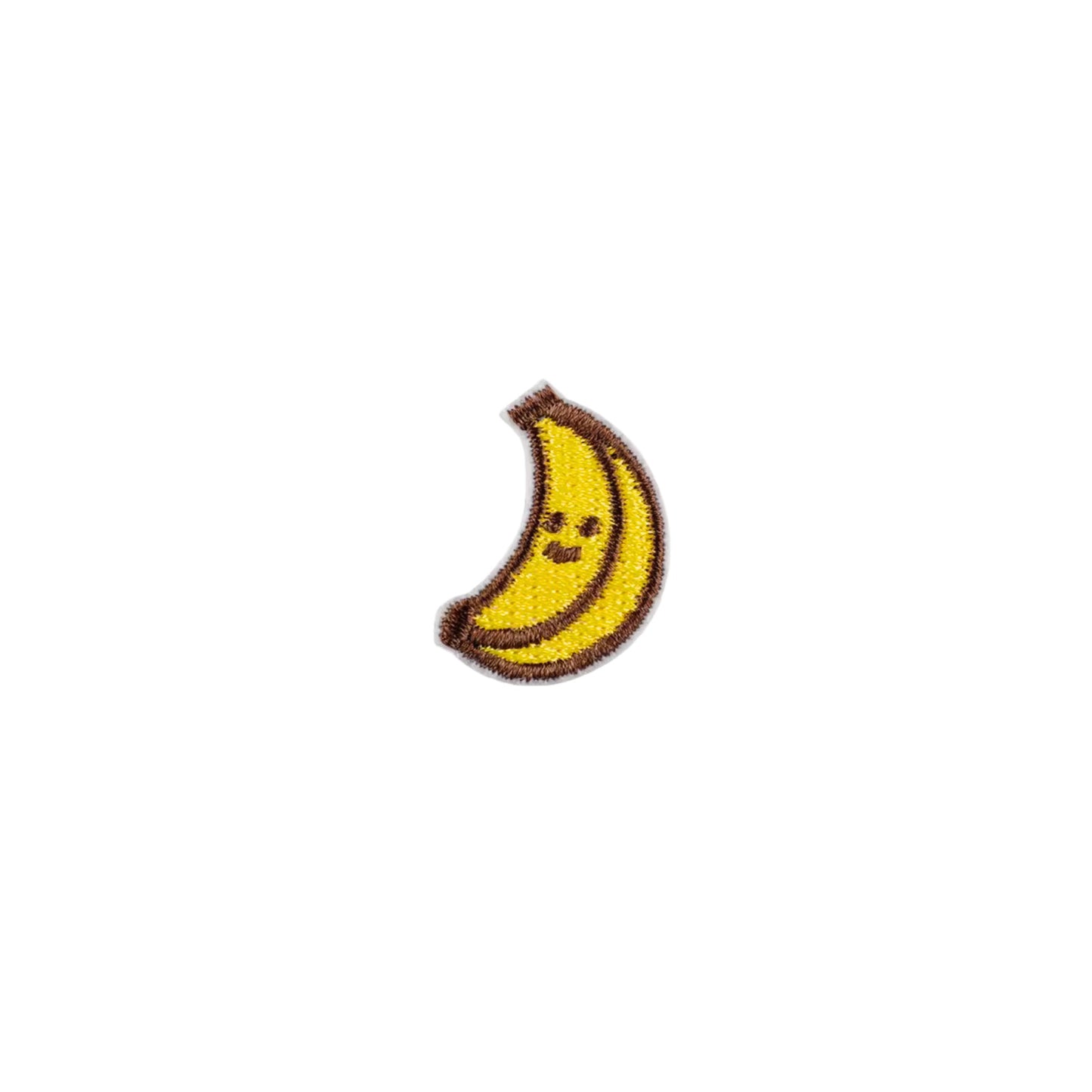 Mini Banana Embroidered Iron On Patch for Bags, Jackets, Kid swear & DIY Customization