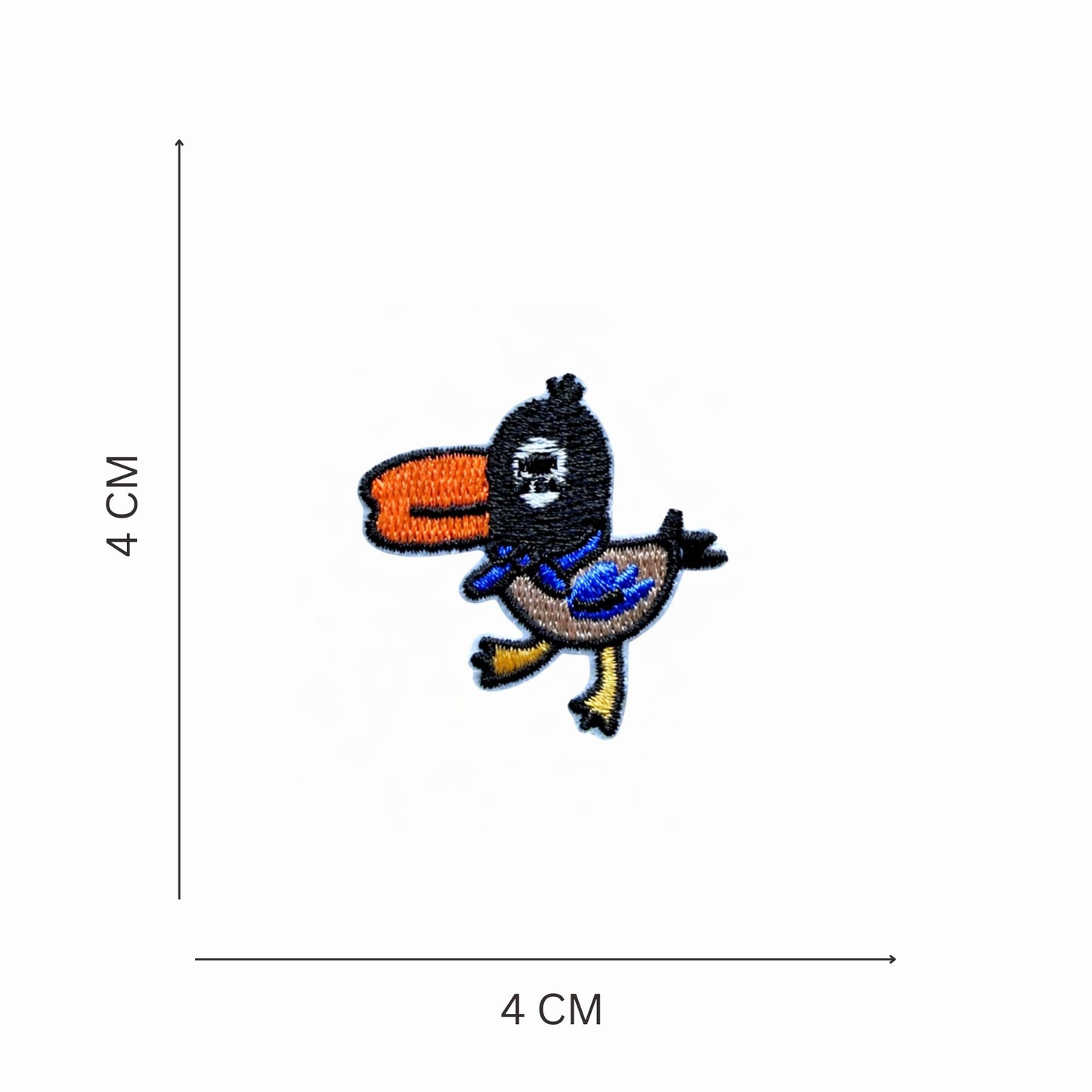 Mini Toucan Bird Embroidered Iron On Patch