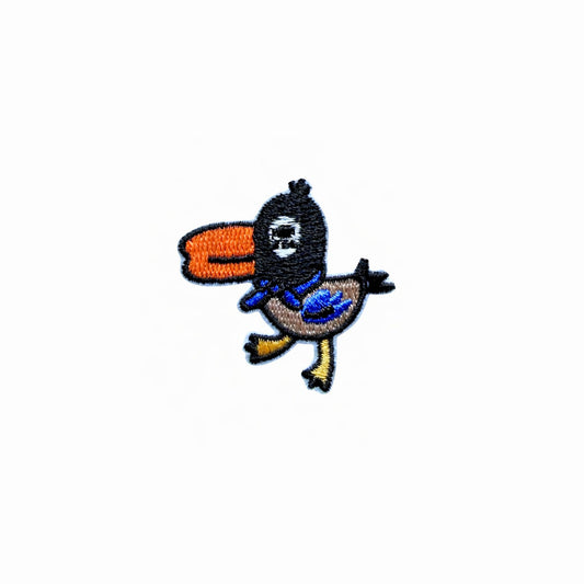 Mini Toucan Bird Embroidered Iron On Patch