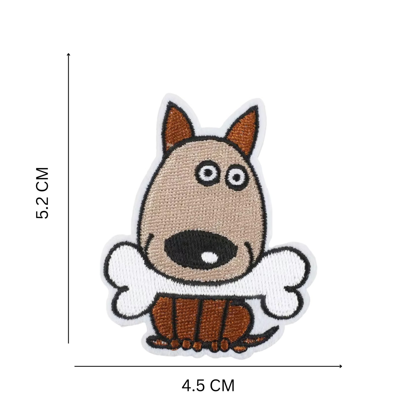 Cute Dog Iron-On Embroidered Patches –  11 Puppy Designs for Clothes, Bags & DIY Crafts