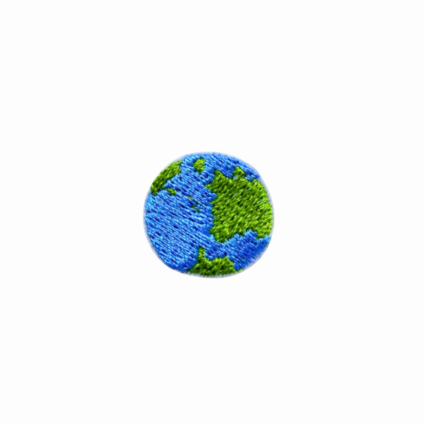 Mini Earth Embroidered Iron On Patch