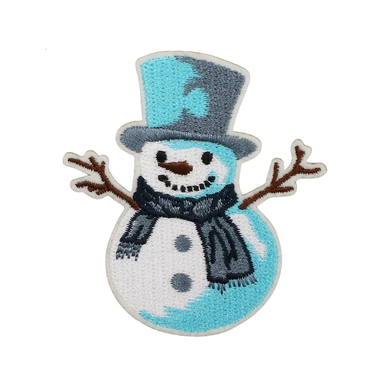 Snowman Embroidered Patch